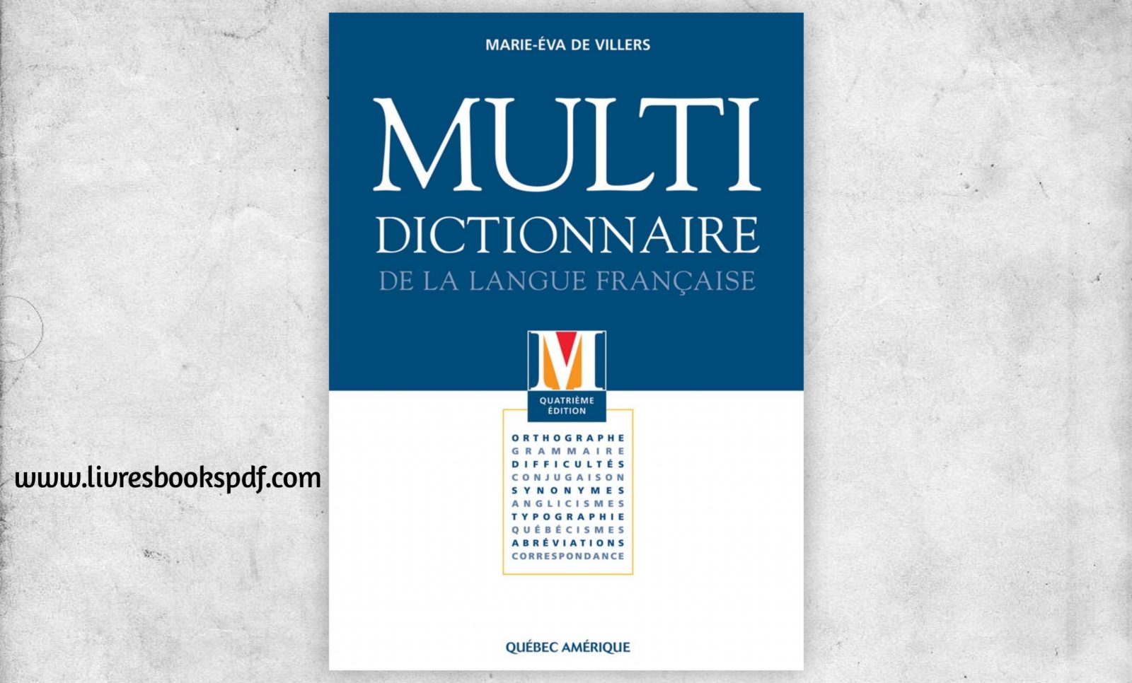 Multi Dictionnaire De La Langue Française Livres Books Pdf 