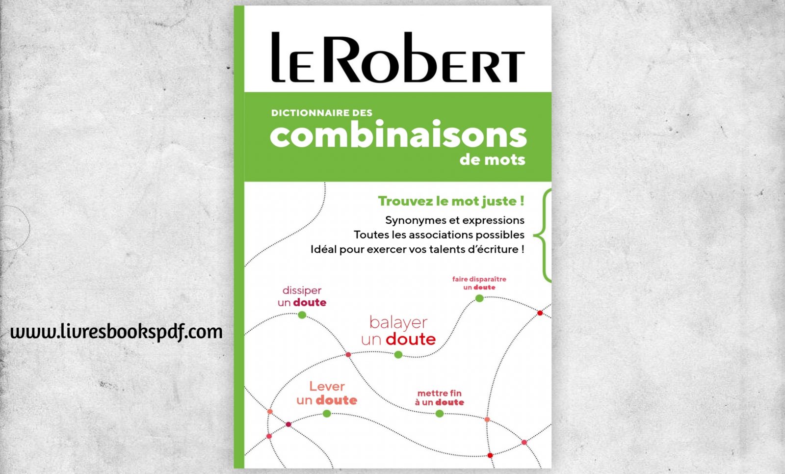 Dictionnaire des combinaisons de mots: les synonymes en contexte ...